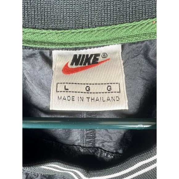 Vintage White Tag NIKE Center Check Embroidered Swoosh Pullover Jacket Size L - Picture 3 of 4